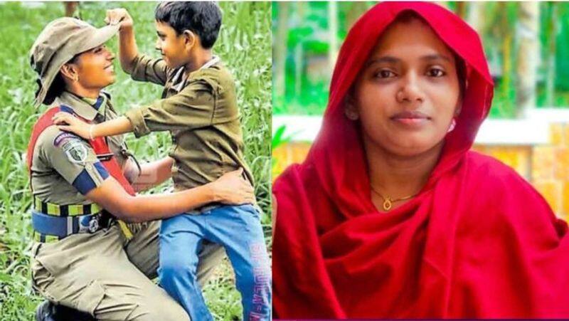 story of naujisha  who suffered domestic violence divorced and became police officer ZKAMN