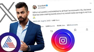 My social media earnings not true Virat Kohli dismisses reports of Instagram Rich List 2023 kvn My social media earnings not true Virat Kohli dismisses reports of Instagram Rich List 2023 kvn