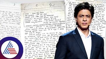 Shah Rukh Khan reveals mimicking actors in old handwritten letter suc Shah Rukh Khan reveals mimicking actors in old handwritten letter suc