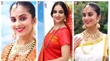 Nivedita Gowda shared a video of traditional clothes of different states suc Nivedita Gowda shared a video of traditional clothes of different states suc