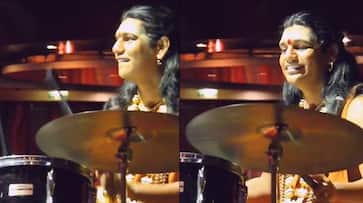 Bidadi Swami nithyananda share video of playing drums on Kannada Song Jogayya in Kailasa ckm Bidadi Swami nithyananda share video of playing drums on Kannada Song Jogayya in Kailasa ckm