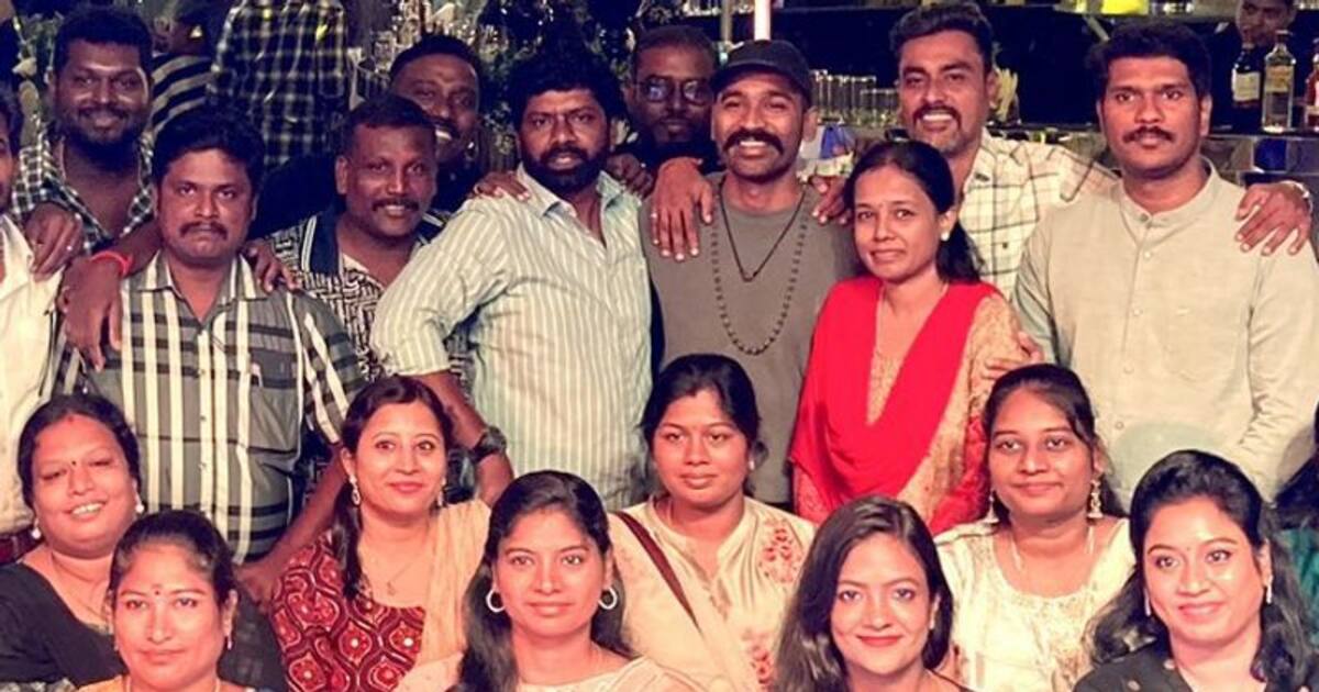 நட்பே துணை.... 96 பட பாணியில் ஸ்கூல் நண்பர்களோடு ரீயூனியனில் கலந்துகொண்ட தனுஷ் - வைரலாகும் போட்டோஸ்