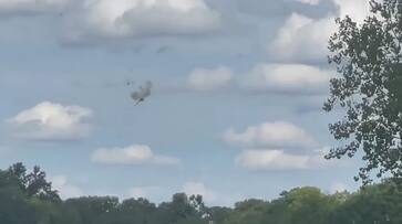 WATCH Fighter jet crashes during Michigan airshow; pilots eject safely amidst terrifying scene snt WATCH Fighter jet crashes during Michigan airshow; pilots eject safely amidst terrifying scene snt