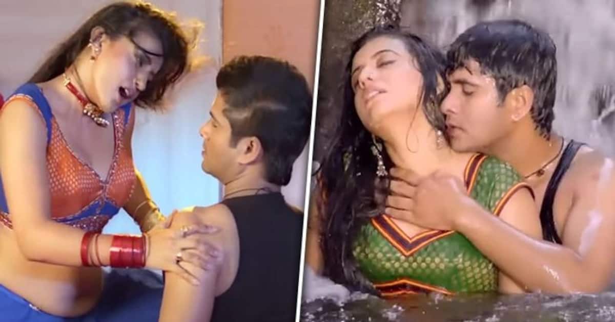 Akshara Singh Sexy Video Bhojpuri Actress Anil Samrats Bold Song Khola Ye Rajaji Blouse