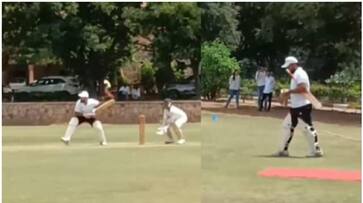 Team India Cricketer Rishabh Pant Bats For First Time After Deadly Car Accident kvn Team India Cricketer Rishabh Pant Bats For First Time After Deadly Car Accident kvn