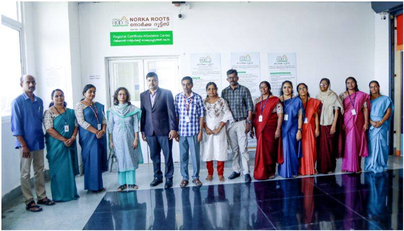 Union External Affairs Ministry Additional Secretary visited Norka Roots Ernakulam Regional Office asd