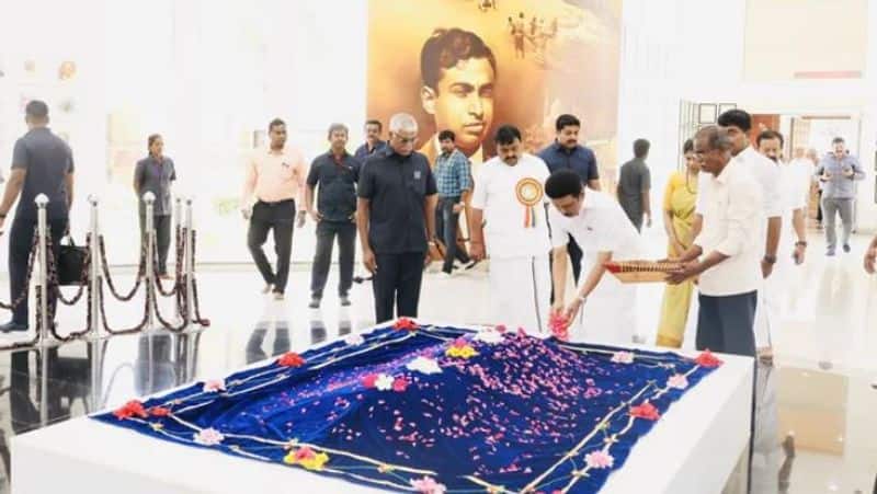 Chief Minister Stalin's tribute at former President Abdul Kalam's memorial