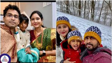 Davanagere city Kannada family Tragic death in America husband wife child dead sat Davanagere city Kannada family Tragic death in America husband wife child dead sat