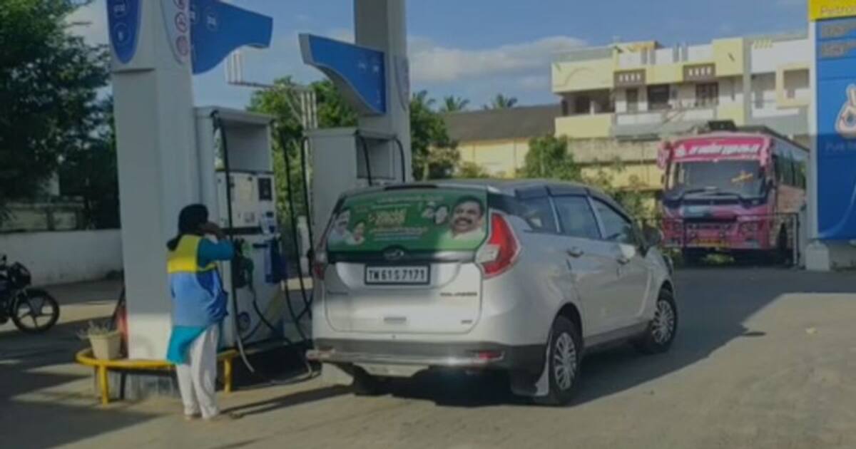 மாநாட்டுக்கு போற நேரத்துல இப்படி பண்ணிட்டியே! டீசல் காரில் பெட்ரோல் நிரப்பிய ஊழியர்! புலம்பும் அதிமுக பிரமுகர்