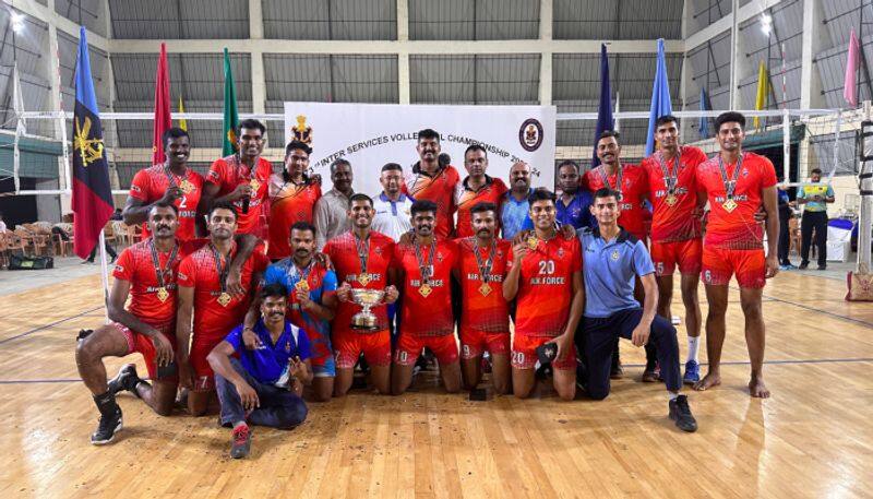 Inter Services Volleyball championship: Indian Air Force wins title gkc