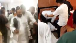 Uttar Pradesh: Shoe thrown at SP leader Swami Prasad Maurya; Accused thrashed by party workers WATCH AJR