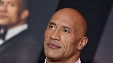 Dwayne Johnson transforms into 'Pink Panther' as daughters playfully paint his face before a zoom meeting ATG Dwayne Johnson transforms into 'Pink Panther' as daughters playfully paint his face before a zoom meeting ATG