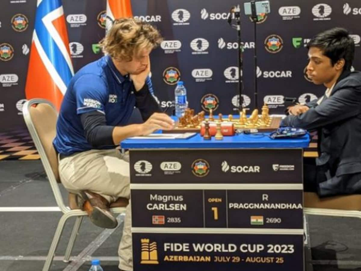 Praggnanandhaa: India gripped as teen chess prodigy prepares to take on  Magnus Carlsen for World Cup title