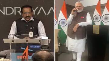 PM Narendra Modi calls ISRO chief S Somnath to congratulate him on massive Chandrayaan 3 success gvd PM Narendra Modi calls ISRO chief S Somnath to congratulate him on massive Chandrayaan 3 success gvd