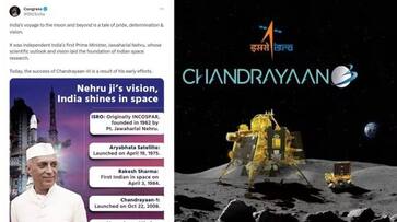 Congress faces backlash for crediting Nehru, not ISRO after Chandrayaan-3 Moon landing Congress faces backlash for crediting Nehru, not ISRO after Chandrayaan-3 Moon landing