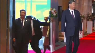 Chinese President Embarrassed at BIX Summit security gurds stoped Xi Jinping Aid incident goes viral akb Chinese President Embarrassed at BIX Summit security gurds stoped Xi Jinping Aid incident goes viral akb