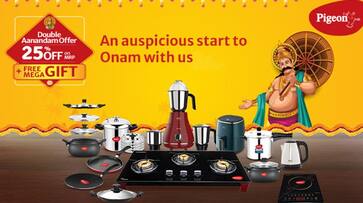 Double your Onam Celebrations with Pigeon's Double Aanandam Offer!!! Double your Onam Celebrations with Pigeon's Double Aanandam Offer!!!