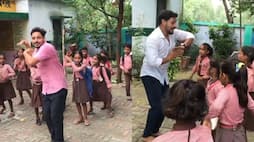 Kaushalesh Mishra teaches his students through art aerobics and dance moves iwh