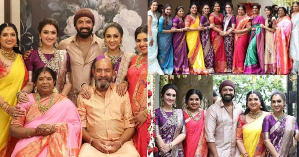 இதென்ன பிக்பாஸ் வீடு மாதிரில இருக்கு... மகள் வீட்டு விசேஷத்திற்கு வாரிசுகளுடன் படையெடுத்து வந்த விஜயகுமார்