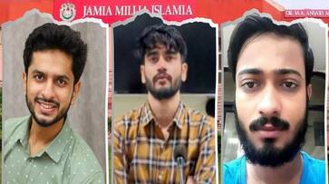 Isro Moon Mission Chandrayaan 3 team Jamia Milia Islamia University jubilant three students rocks san Isro Moon Mission Chandrayaan 3 team Jamia Milia Islamia University jubilant three students rocks san