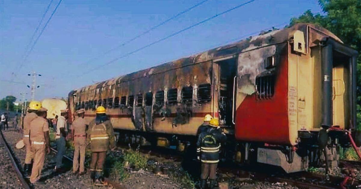 மதுரை ரயில் விபத்து சம்பவம்.! தப்பி ஓடிய 5 பேரை  தட்டி தூக்கிய போலீஸ்- ரகசிய இடத்தில் விசாரணை