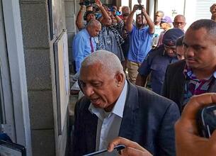 fijis former prime minister Frank Bainimarama has been sentenced  prison for obstructing a police investigation into corruption