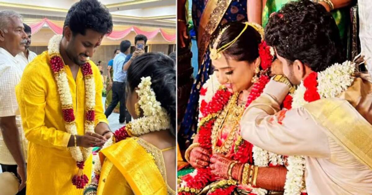 யூடியூபரை காதலித்து கரம்பிடித்த விஜய் டிவி சீரியல் நடிகை ஜனனி - வைரலாகும் வெட்டிங் கிளிக்ஸ்