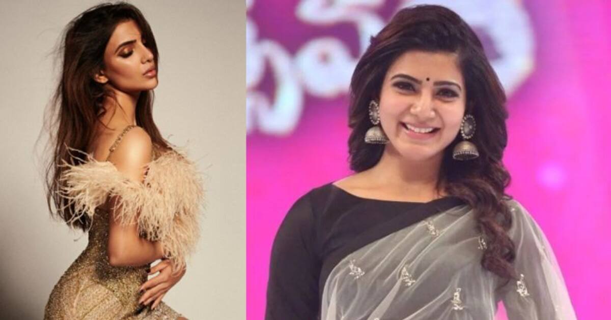 தங்கத் தாமரை மகளே.. சிக்கென்ற கோல்டன் கலர் ஆடையில் சமந்தா - ஹார்டின் போட்டு அன்பை அள்ளிதெறிக்கும் ரசிகர்கள்!