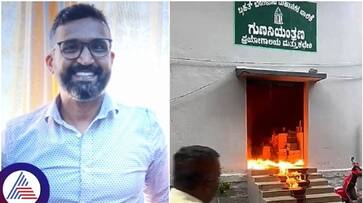 Bengaluru BBMP office Fire incident injured Chief Engineer Shivakumar dies sat Bengaluru BBMP office Fire incident injured Chief Engineer Shivakumar dies sat