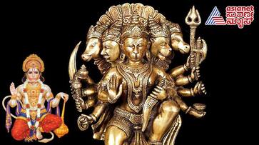 Devotees Perform Special Pooja at Anjaneya Temple at Maski in Raichur grg Devotees Perform Special Pooja at Anjaneya Temple at Maski in Raichur grg