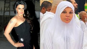 Rakhi Sawant Performing Umrah At Mecca nrn Rakhi Sawant Performing Umrah At Mecca nrn