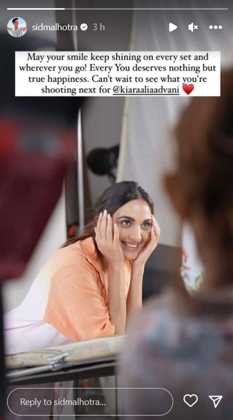 Sidharth Malhotra flaunts Kiara Advani's smiling, happy look on Instagram, shares romantic note ADC 