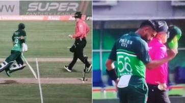 Watch Mohammad Rizwan bizarre runout makes Babar Azam angry in PAK vs NEP game Asia Cup 2023 jje Watch Mohammad Rizwan bizarre runout makes Babar Azam angry in PAK vs NEP game Asia Cup 2023 jje