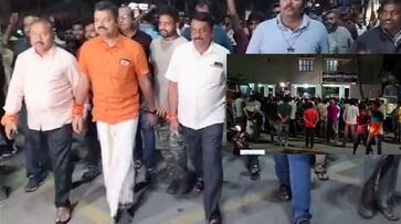 controversy post issue chakravarthy sulibele inquiry by IPS officer Bindumani at shivamogga rav controversy post issue chakravarthy sulibele inquiry by IPS officer Bindumani at shivamogga rav