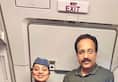 chandrayaan-3 update isro chief s somnath indigo flight  video goes viral kxa 