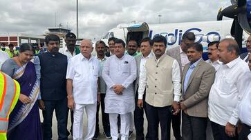 first flight from kempegowda international airport to shivamogga will start from today gvd first flight from kempegowda international airport to shivamogga will start from today gvd
