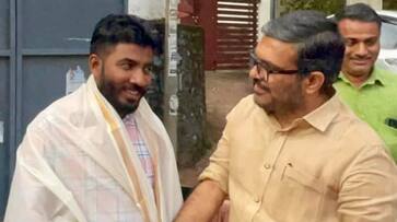 minister mb rajesh meets sabith joy minister mb rajesh meets sabith joy