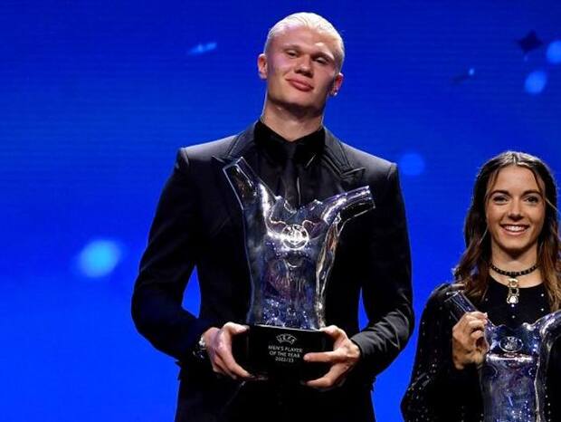 Erling Haaland wins UEFA Men's Player of the Year award