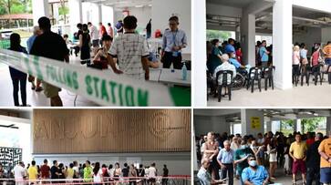 Singapore Presidential Election 2023: People waiting in long queues to vote dee Singapore Presidential Election 2023: People waiting in long queues to vote dee