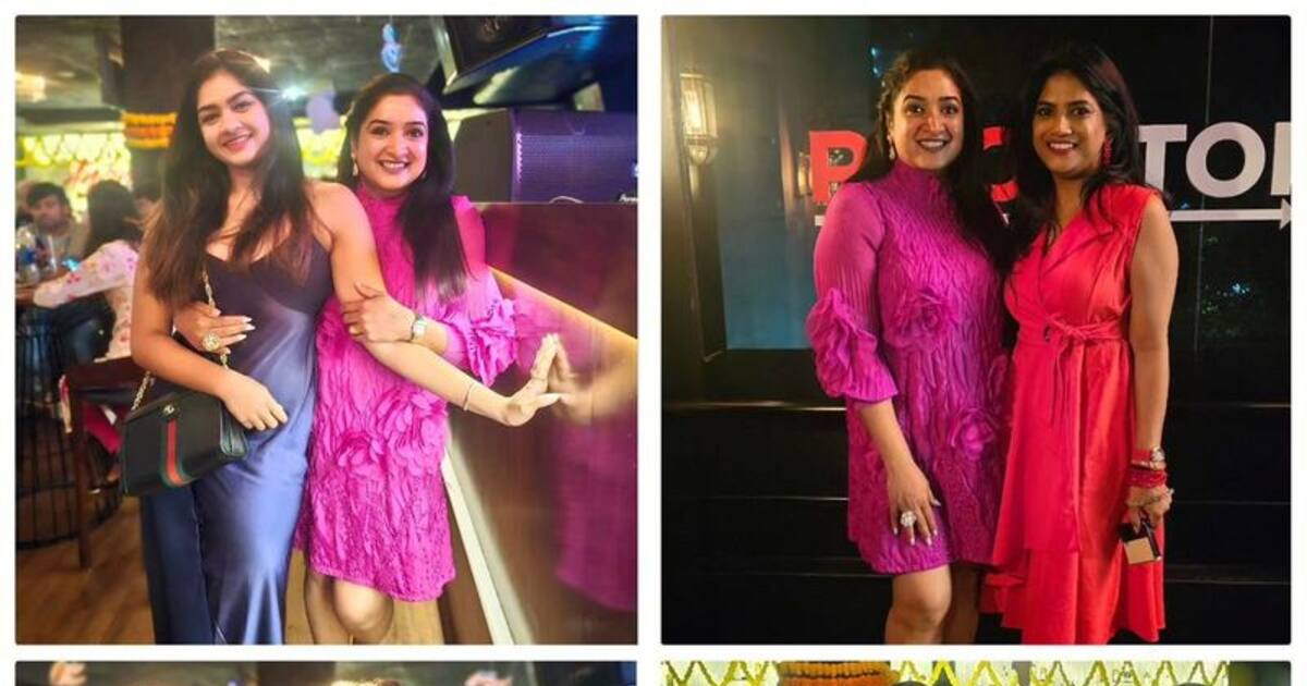 இவங்கள பார்த்தா 50 வயசு மாதிரியா தெரியுது.. ஃப்ரெண்ட்ஸ் உடன் கேக் வெட்டி கொண்டாடிய அனிதா விஜயகுமார்