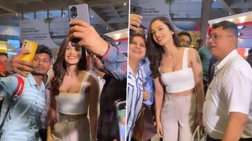 Manushi Chhillar gets mobbed by fans, obliges to their selfie requests; video goes viral! ADC Manushi Chhillar gets mobbed by fans, obliges to their selfie requests; video goes viral! ADC
