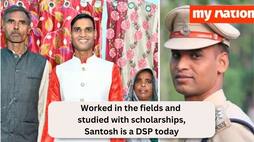 Grew up in a hut and received education with scholarships Santosh Kumar is a DSP today iwh