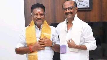 Ex Chief Minister O Panneer Selvam met super rajinikanth in his poes garden house ans Ex Chief Minister O Panneer Selvam met super rajinikanth in his poes garden house ans