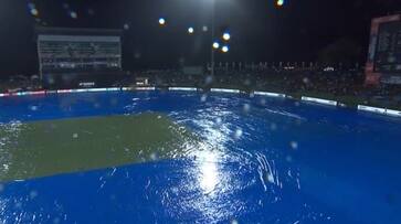 Once again Rain Stops India vs Pakistan Match in Asia Cup 2023, whole ground is covered, overs may reduced rsk Once again Rain Stops India vs Pakistan Match in Asia Cup 2023, whole ground is covered, overs may reduced rsk