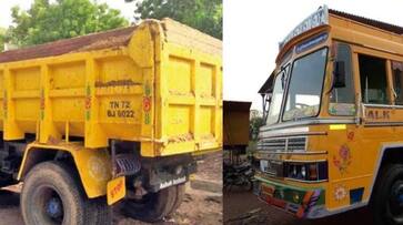 22 power poles were knocked over by a tipper truck 22 power poles were knocked over by a tipper truck