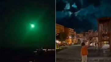 WATCH Viral Videos: Dazzling meteor lights up Turkish sky; leaves green streaks snt WATCH Viral Videos: Dazzling meteor lights up Turkish sky; leaves green streaks snt