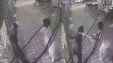 Man saved his friend who encountered a electrocution video viral on internet Man saved his friend who encountered a electrocution video viral on internet