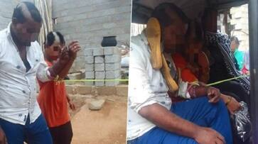 Andhra Man Paraded through a village By Wife And In Laws over extramarital affair san Andhra Man Paraded through a village By Wife And In Laws over extramarital affair san