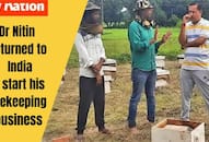 Resigning from his international jobs Dr Nitin returned to India to establish his beekeeping business iwh