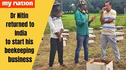 Resigning from his international jobs Dr Nitin returned to India to establish his beekeeping business iwh